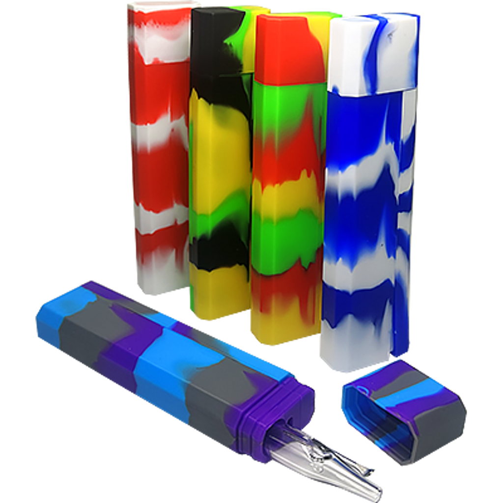 Silicone Dabout Dab Straw Dugout Kit